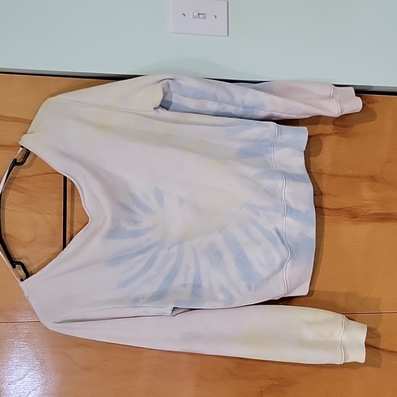 FLEECE CROPPED SWEATSHIRT - Picture 3 of 4